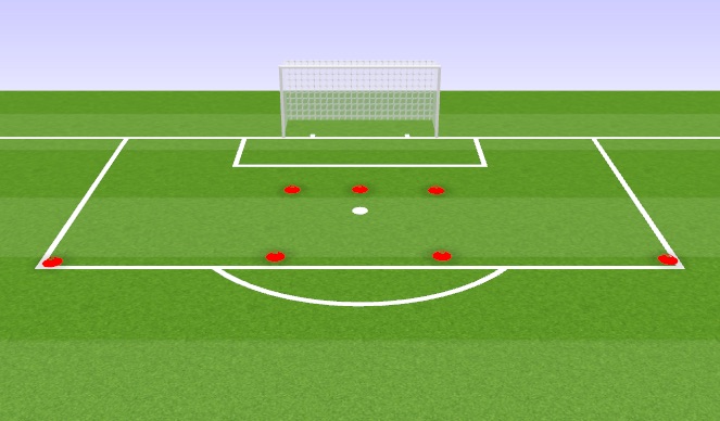Football/Soccer Session Plan Drill (Colour): Handing and Passing