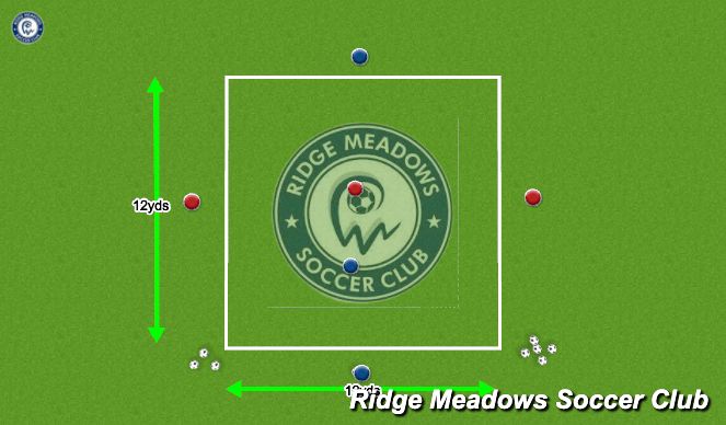 Football/Soccer Session Plan Drill (Colour): Technique