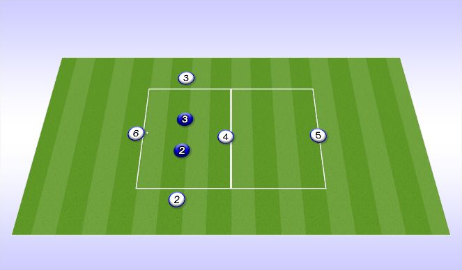 Football/Soccer Session Plan Drill (Colour): Rondo - 5v2 - Vendespil