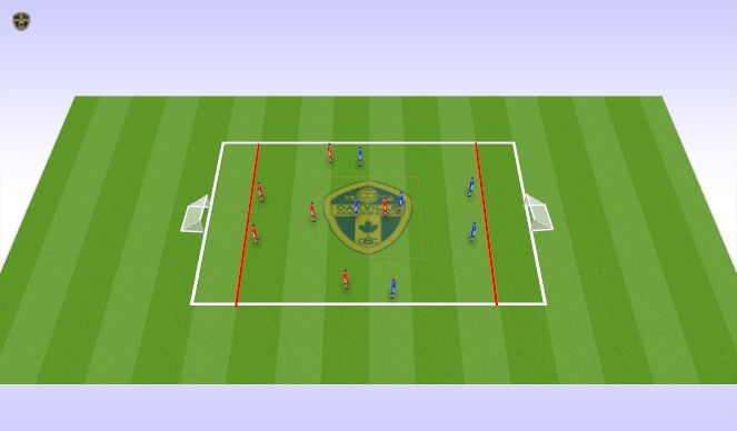 Football/Soccer Session Plan Drill (Colour): Activity 1