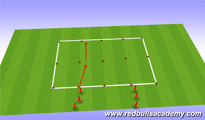 Football/Soccer Session Plan Drill (Colour): SAQ