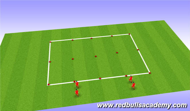 Football/Soccer Session Plan Drill (Colour): Ball Mastery