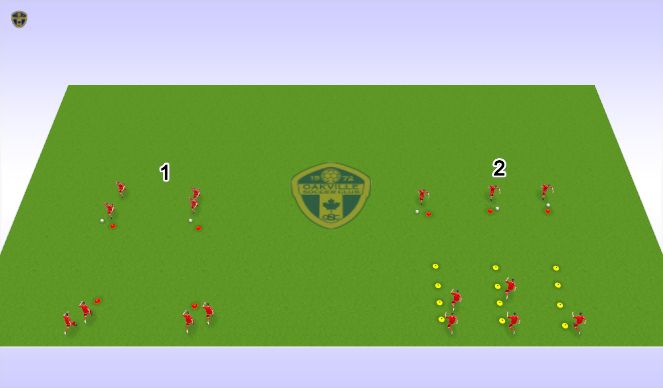 Football/Soccer Session Plan Drill (Colour): Screen 1