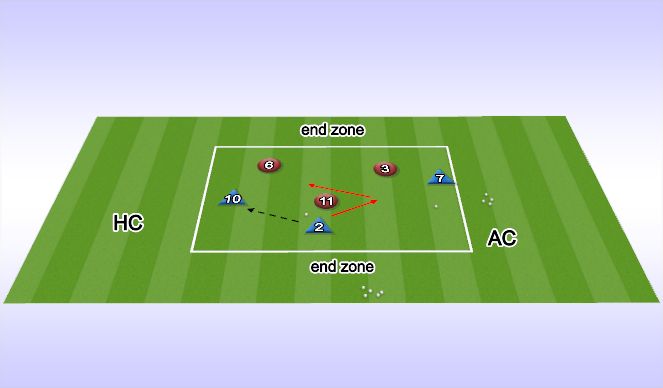 Football/Soccer Session Plan Drill (Colour): Warm up