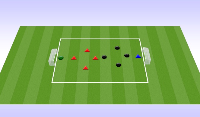 Football/Soccer Session Plan Drill (Colour): SSG