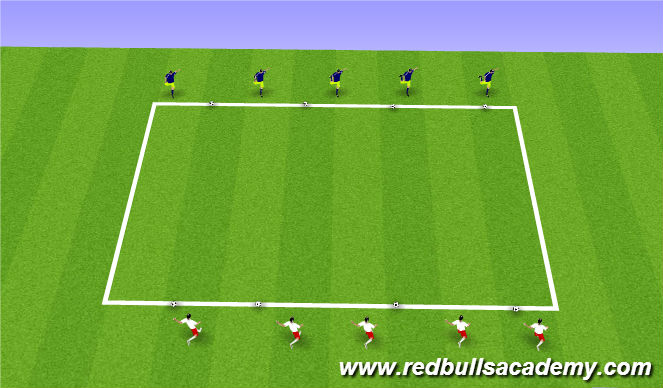 Football/Soccer Session Plan Drill (Colour): Practice 3