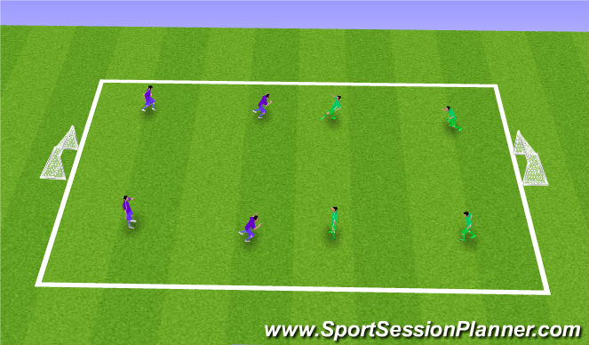 Football/Soccer Session Plan Drill (Colour): Screen 4