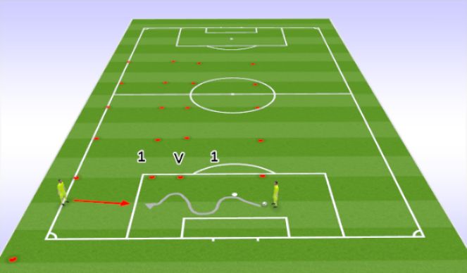Football/Soccer Session Plan Drill (Colour): Screen 1