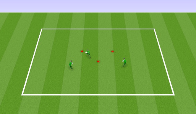 Football/Soccer Session Plan Drill (Colour): Triangle Foundations 
