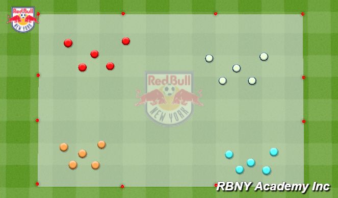 Football/Soccer Session Plan Drill (Colour): Human Alphabet