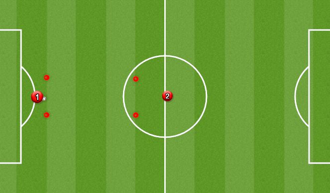 Football/Soccer Session Plan Drill (Colour): Passing Drill 2 