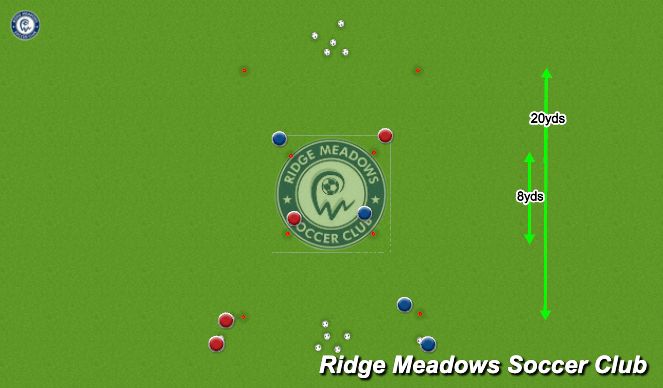 Football/Soccer Session Plan Drill (Colour): Passing Sequence