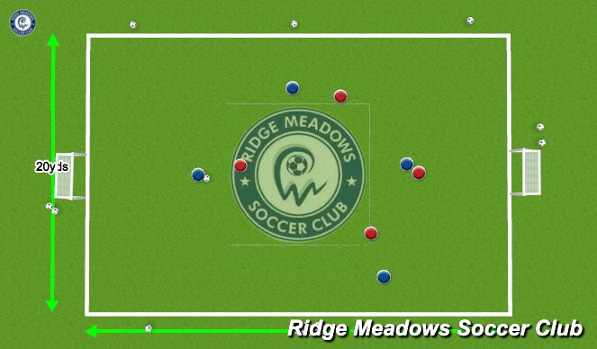 Football/Soccer Session Plan Drill (Colour): Match Play