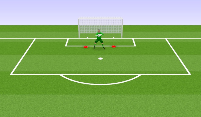 Football/Soccer Session Plan Drill (Colour): Volley and Footwork 