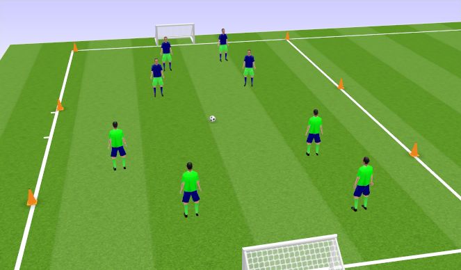 Football/Soccer Session Plan Drill (Colour): Futbol