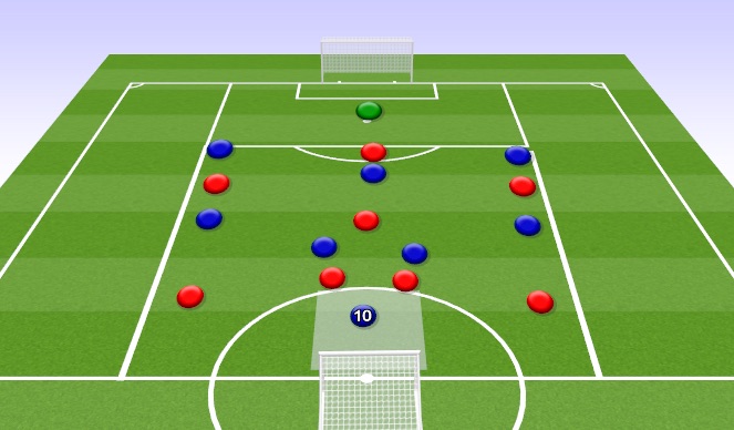 Football/Soccer Session Plan Drill (Colour): Screen 1