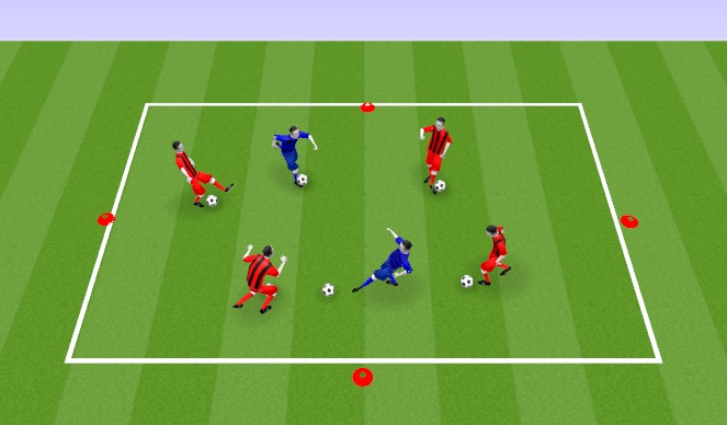 Football/Soccer Session Plan Drill (Colour): Screen 1
