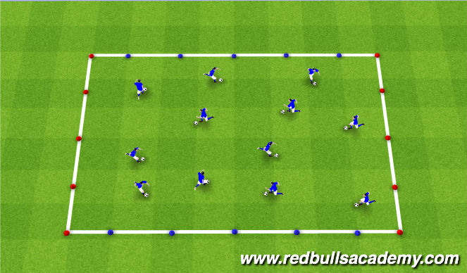 Football/Soccer Session Plan Drill (Colour): GAME 1