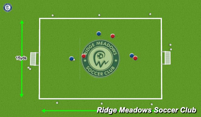 Football/Soccer Session Plan Drill (Colour): Match Play