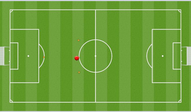 Football/Soccer Session Plan Drill (Colour): Example 2