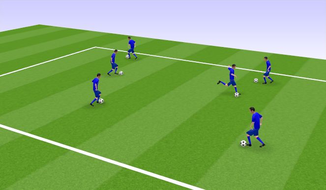 Football/Soccer Session Plan Drill (Colour): Screen 1