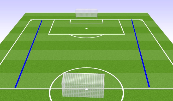 Football/Soccer Session Plan Drill (Colour): Play 7v7/9v9