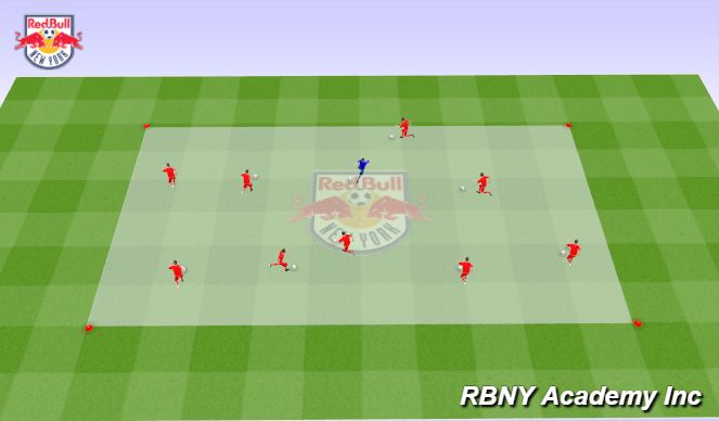 Football/Soccer Session Plan Drill (Colour): Sonic the Hedgehog