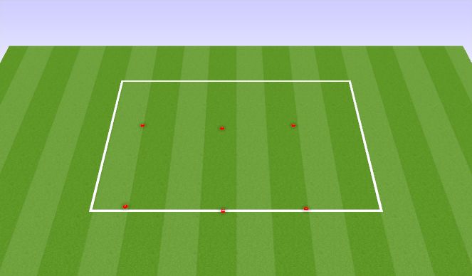 Football/Soccer Session Plan Drill (Colour): Activation Warm Up