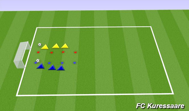 Football/Soccer Session Plan Drill (Colour): Tehnika osa