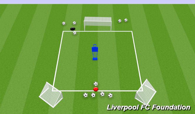 Football/Soccer Session Plan Drill (Colour): Screen 3