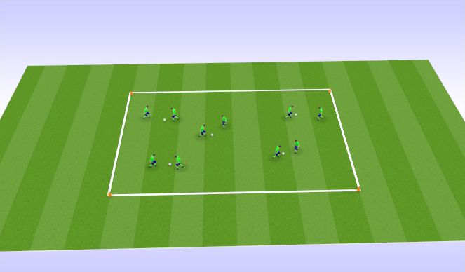 Football/Soccer Session Plan Drill (Colour): Tarea 1