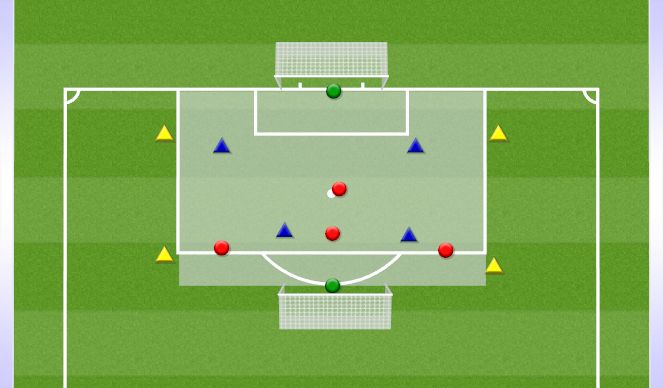 Football/Soccer Session Plan Drill (Colour): Transition Games