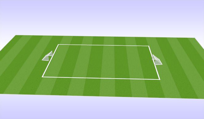 Football/Soccer Session Plan Drill (Colour): Consolidation Match 2