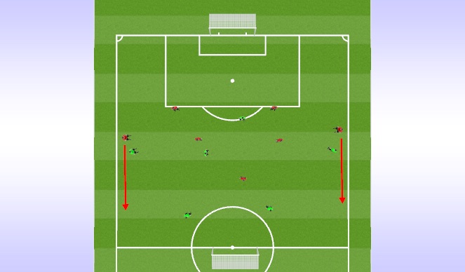 Football/Soccer Session Plan Drill (Colour): Screen 4