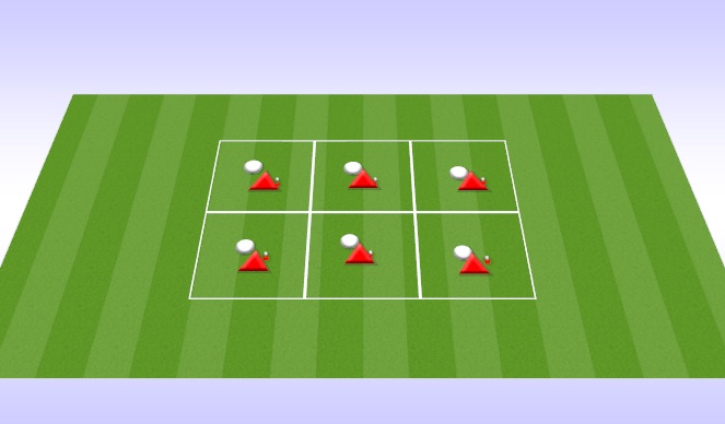 Football/Soccer Session Plan Drill (Colour): Skill Development: 1v1