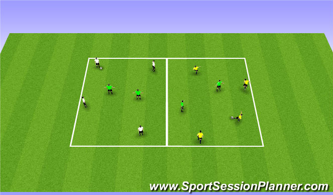 Football/Soccer Session Plan Drill (Colour): Screen 1