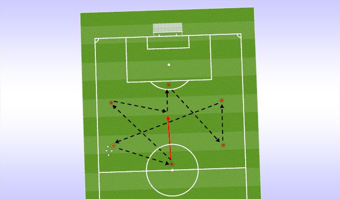 Football/Soccer Session Plan Drill (Colour): Screen 1