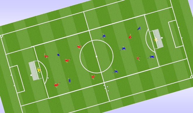 Football/Soccer Session Plan Drill (Colour): FInal Game