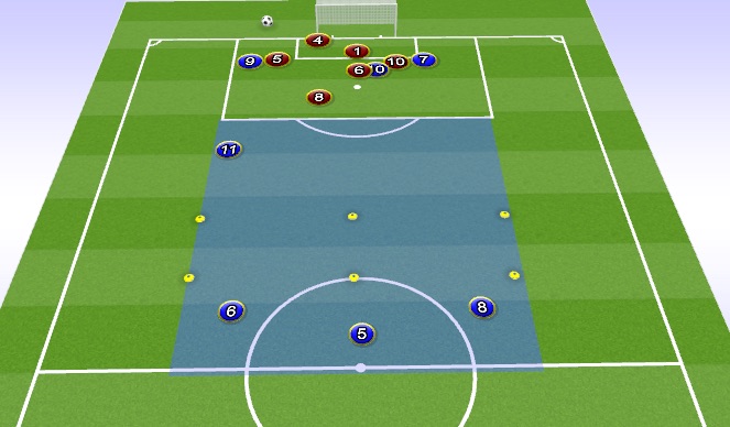 Football/Soccer Session Plan Drill (Colour): Animación 1