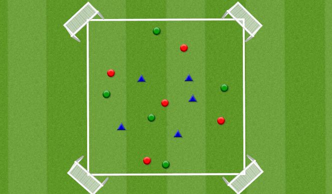 Football/Soccer Session Plan Drill (Colour): Transition