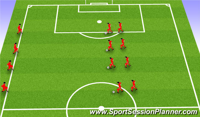 Football/Soccer Session Plan Drill (Colour): Screen 1