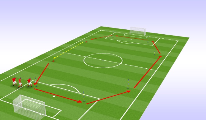 Football/Soccer Session Plan Drill (Colour): Screen 1