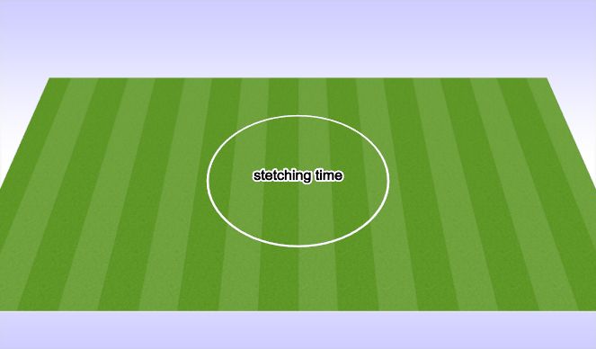 Football/Soccer Session Plan Drill (Colour): Cool-down