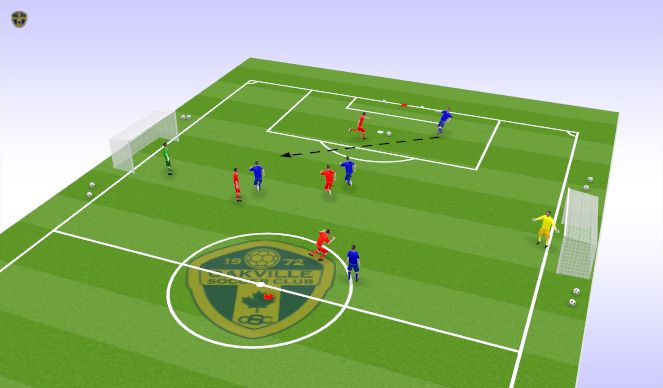 Football/Soccer Session Plan Drill (Colour): Game 