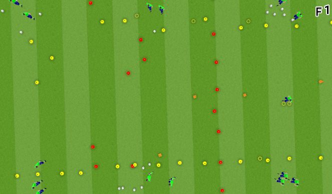 Football/Soccer Session Plan Drill (Colour): Animation 2