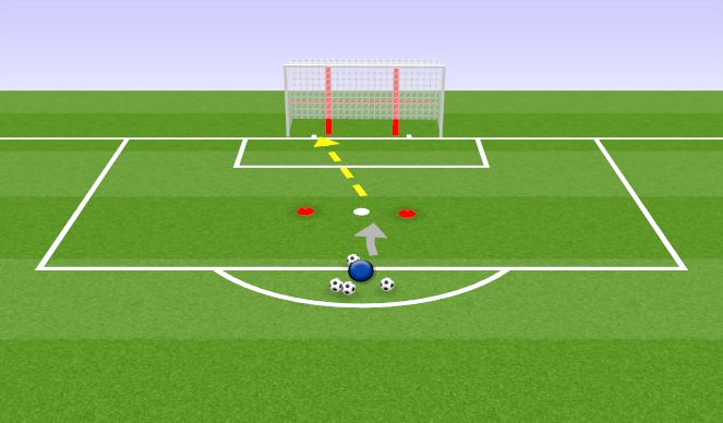 Football/Soccer Session Plan Drill (Colour): Skills Competition