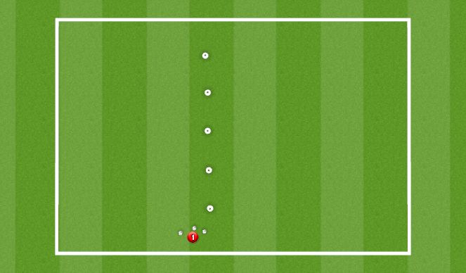 Football/Soccer Session Plan Drill (Colour): Dribbling + Sprints