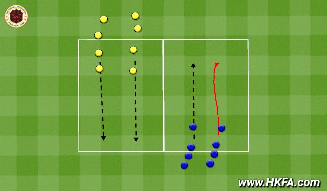 Football/Soccer Session Plan Drill (Colour): cool down