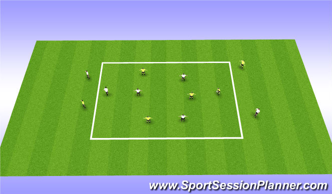 Football/Soccer Session Plan Drill (Colour): Screen 1