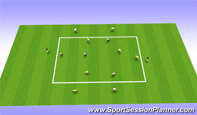 Football/Soccer Session Plan Drill (Colour): Screen 2